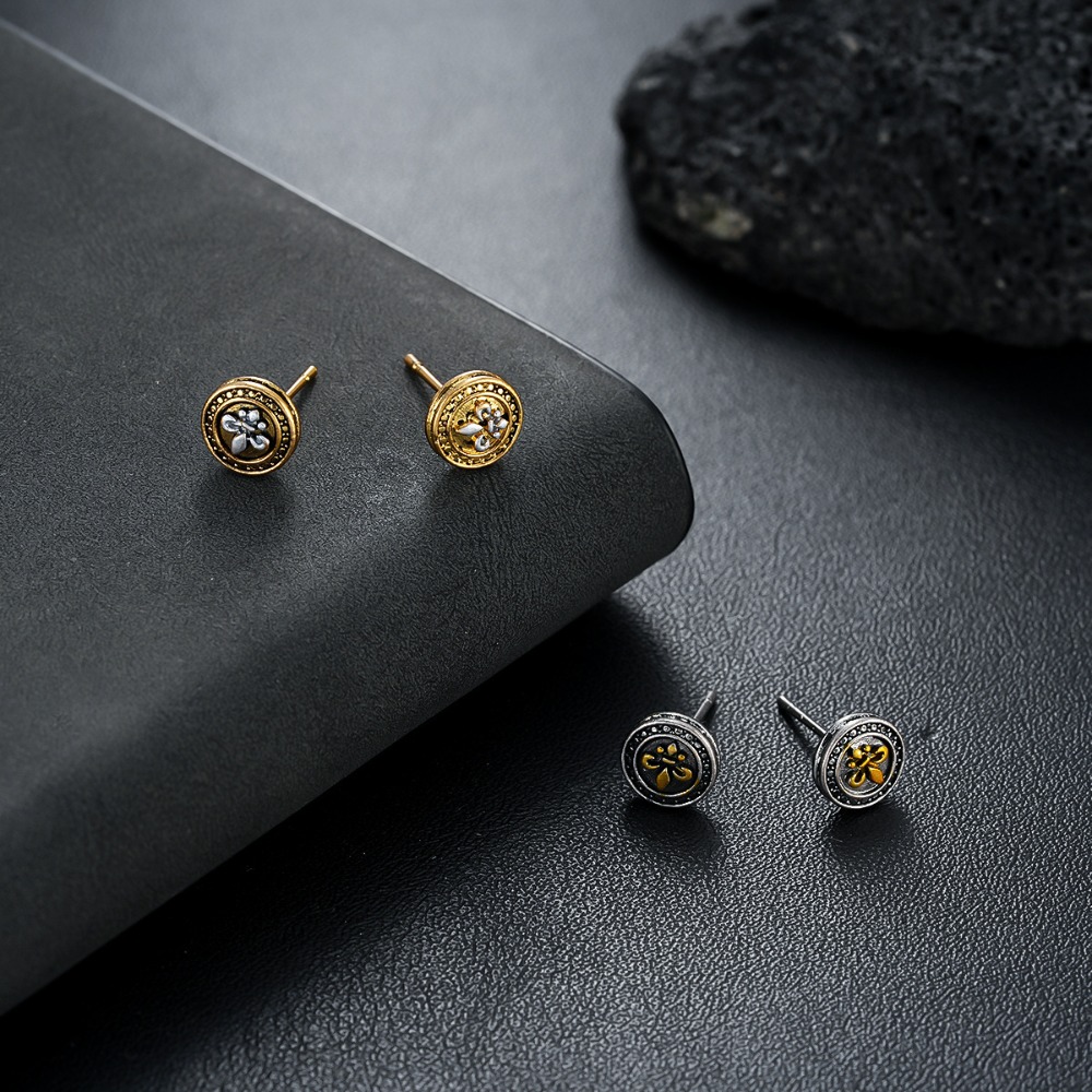 Body Jewelry High End - 1 ペアのファッショントレンドパンクスタイルのデザインされた女性用イヤリング、トレンディでハイエンドで、さまざまな服装に適しています。