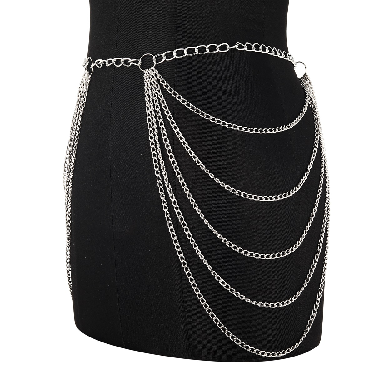 マルチレイヤーメタルビキニ,セクシー,ネックレス,ボディジュ - Body Jewelry Dress のレビューと価格