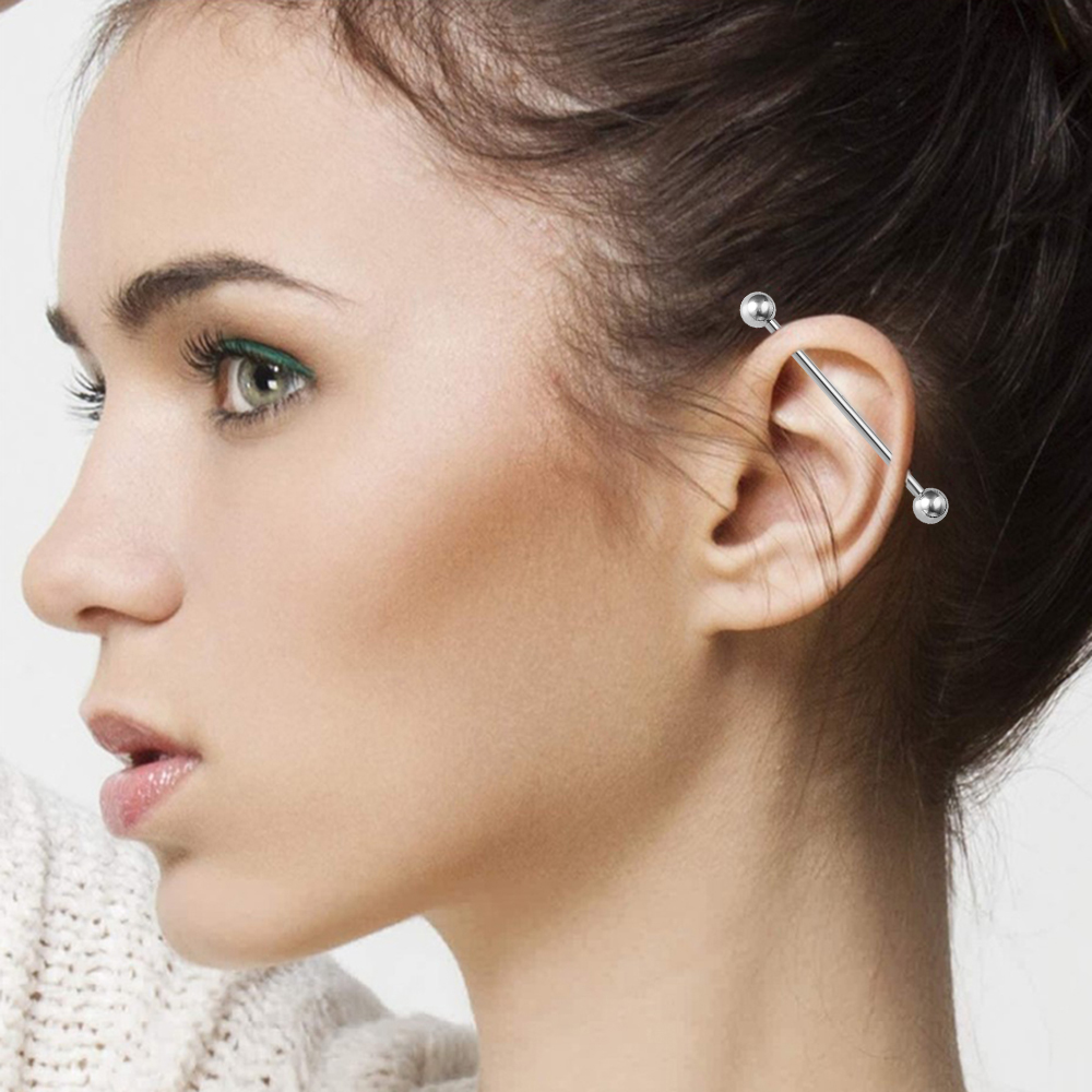 チタン舌ピアス,乳首バー,ヘリックス耳珠,ボディピアスジュエ - Body Jewelry Nipple Rings のレビューと価格