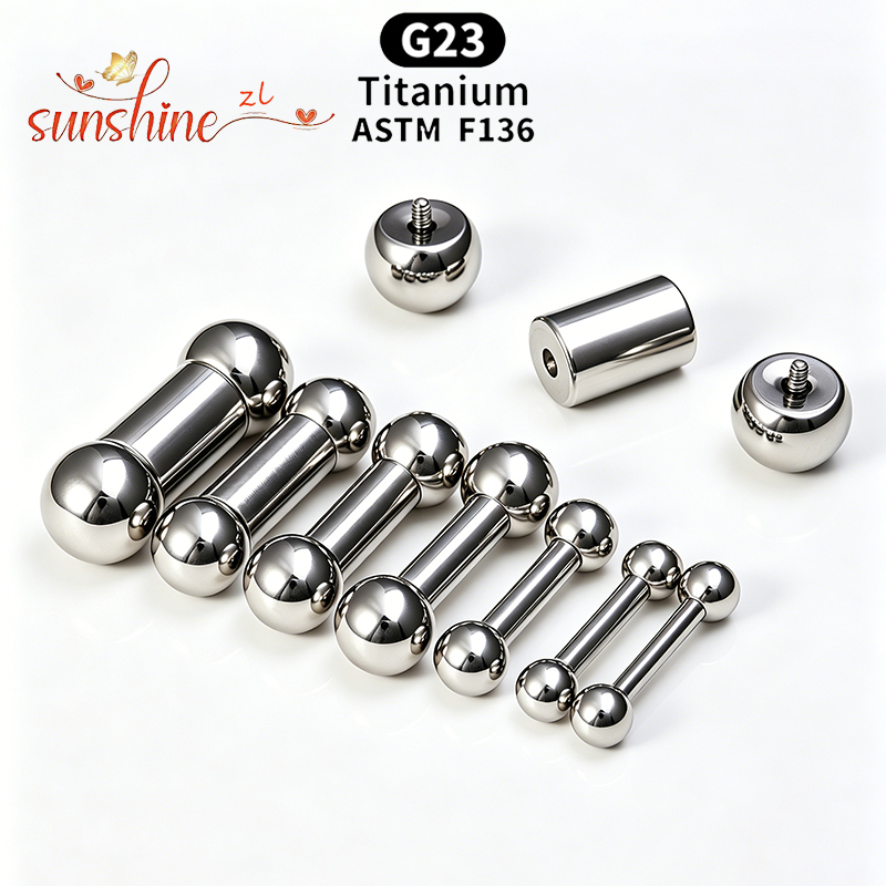 インプラントグレードチタン ASTM F136 内ネジ式スト - Body Jewelry Implant Grade のレビューと価格
