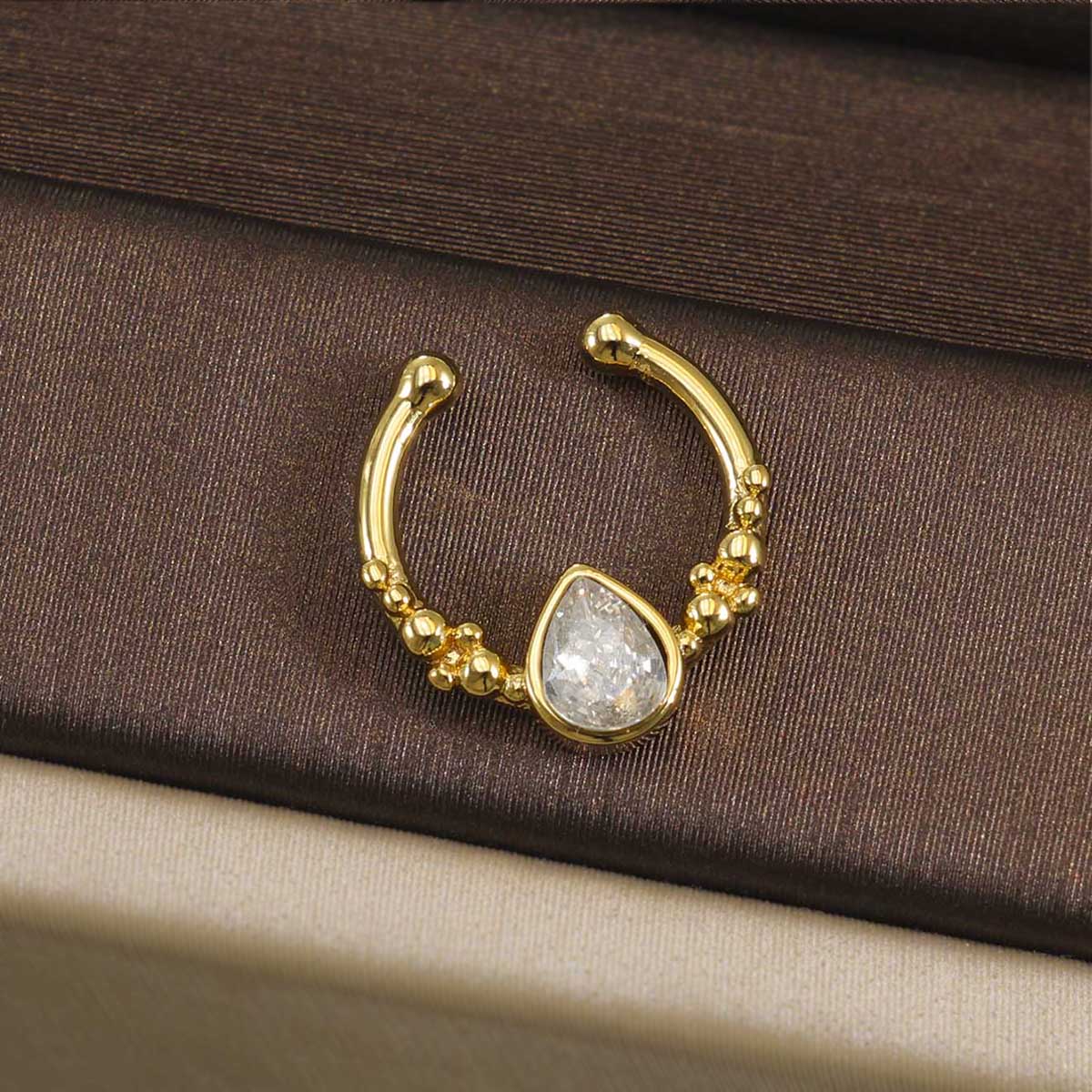 316Lステンレススチール製セプタムクリッカーリング 16G - Body Jewelry Septum のレビューと価格