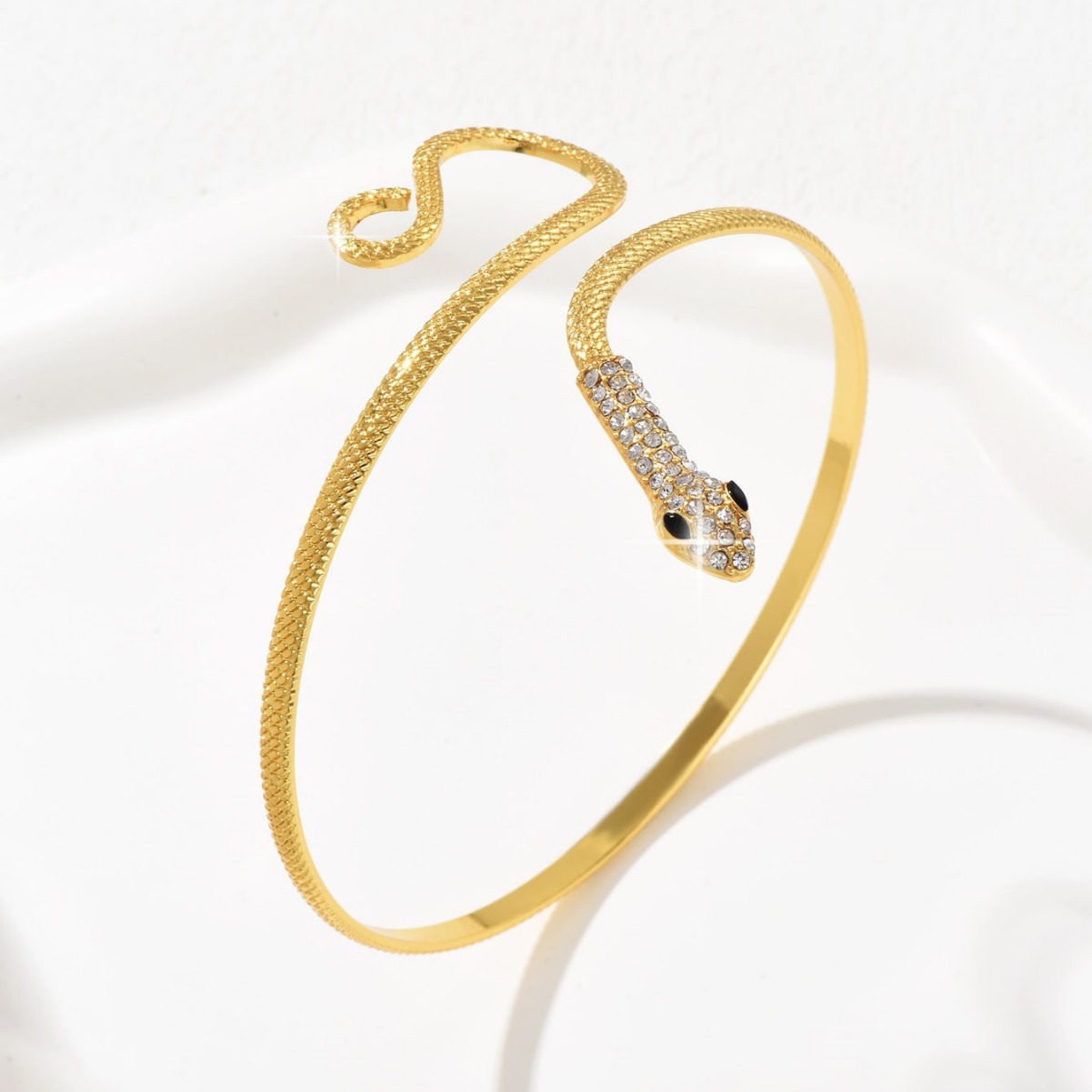 パンク スタイル オーバーサイズ スネーク カッパー アーム - Body Jewelry High End のレビューと価格