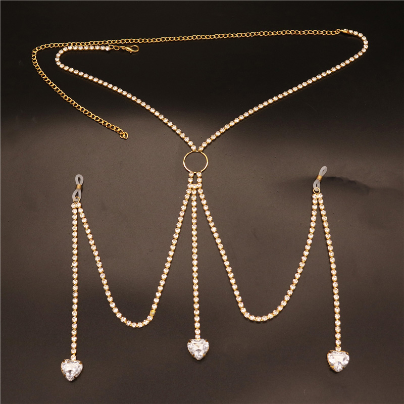 2023 新ファッションホワイトハート乳首チェーン非ピアスア - Body Jewelry Online のレビューと価格