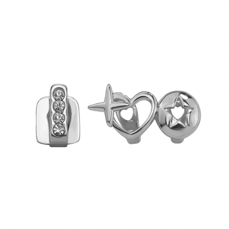 新型高級DIYトップボトムブリンブリンハートジルコン歯グリル - Body Jewelry High End のレビューと価格