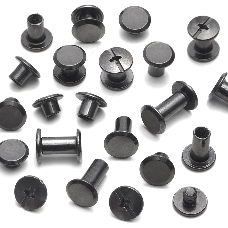 シカゴスクリュー110セット、革工芸用リベット、革製品、バッ - Body Jewelry Chicago のレビューと価格