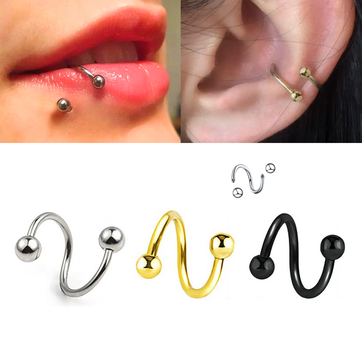 ジルコニアとダイヤモンドを象嵌したヨーロッパとアメリカンスタ - Body Jewelry High End のレビューと価格