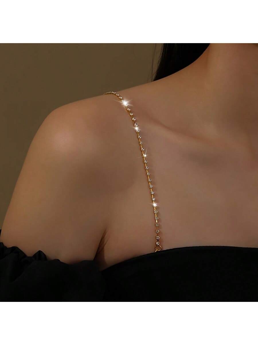 エレガントな調節可能なラインストーンのブラストラップ、セクシ - Body Jewelry Dress のレビューと価格