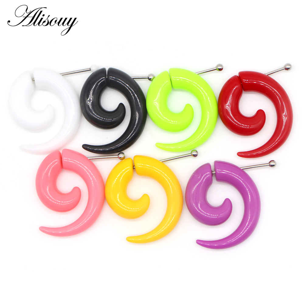 2個入り ホットアクリル製 チーター フェイクスパイラル イ - Body Jewelry Hot のレビューと価格