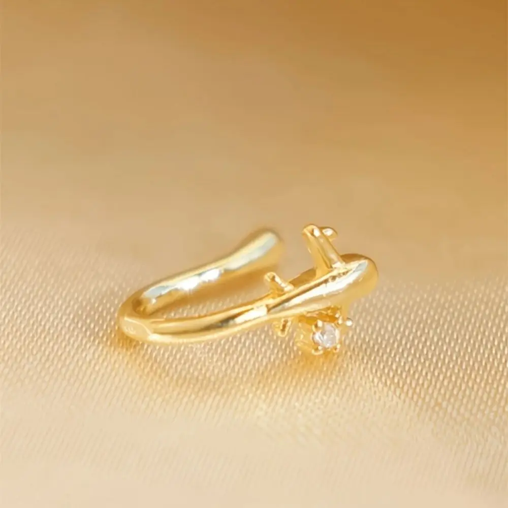 1PC 飛行機デザインノーピアス鼻クリップ日常着用パーティー - Body Jewelry Hot のレビューと価格