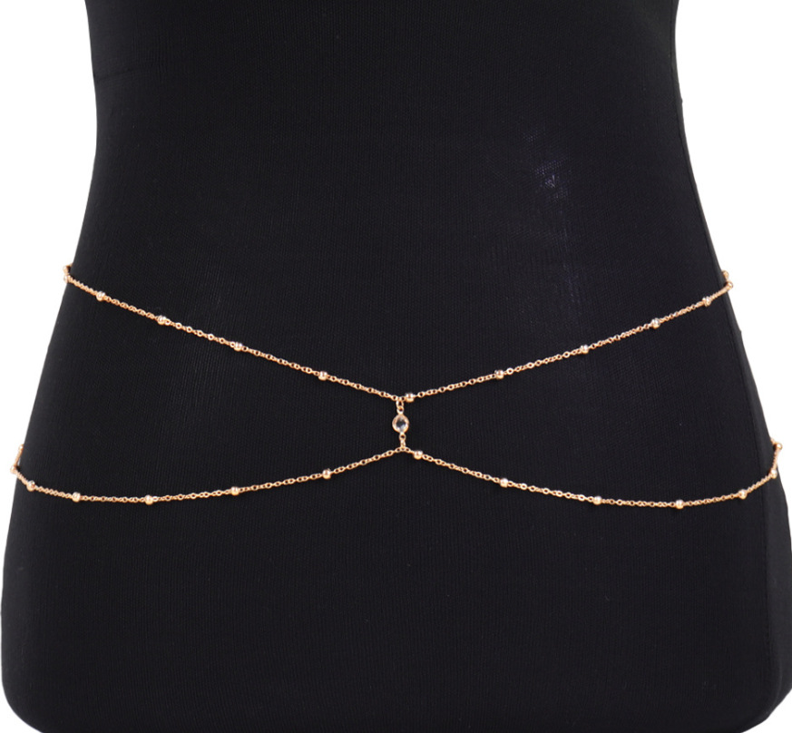 女性用パールベリーチェーン,ビーチジュエリー,メタル,アクセ - Body Jewelry Online のレビューと価格
