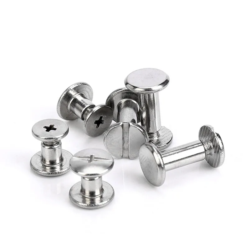 10 個ステンレス鋼バインディングシカゴネジスタッドリベット - Body Jewelry Chicago のレビューと価格