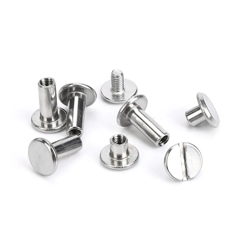 10 個ステンレス鋼バインディングシカゴネジスタッドリベット - Body Jewelry Chicago のレビューと価格
