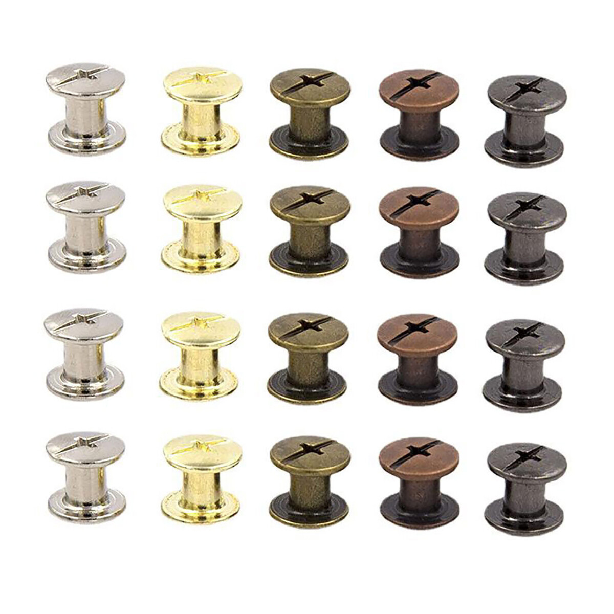 100 セット M4 M5 シカゴネジ セックスボルト バイ - Body Jewelry Chicago のレビューと価格
