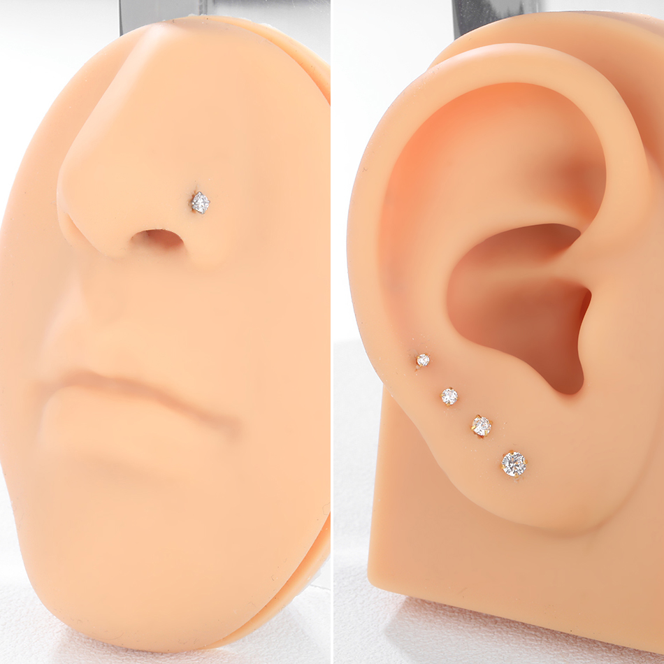 1/5個入り インプラントグレード チタン製 プロングジルコ - Body Jewelry Implant Grade のレビューと価格