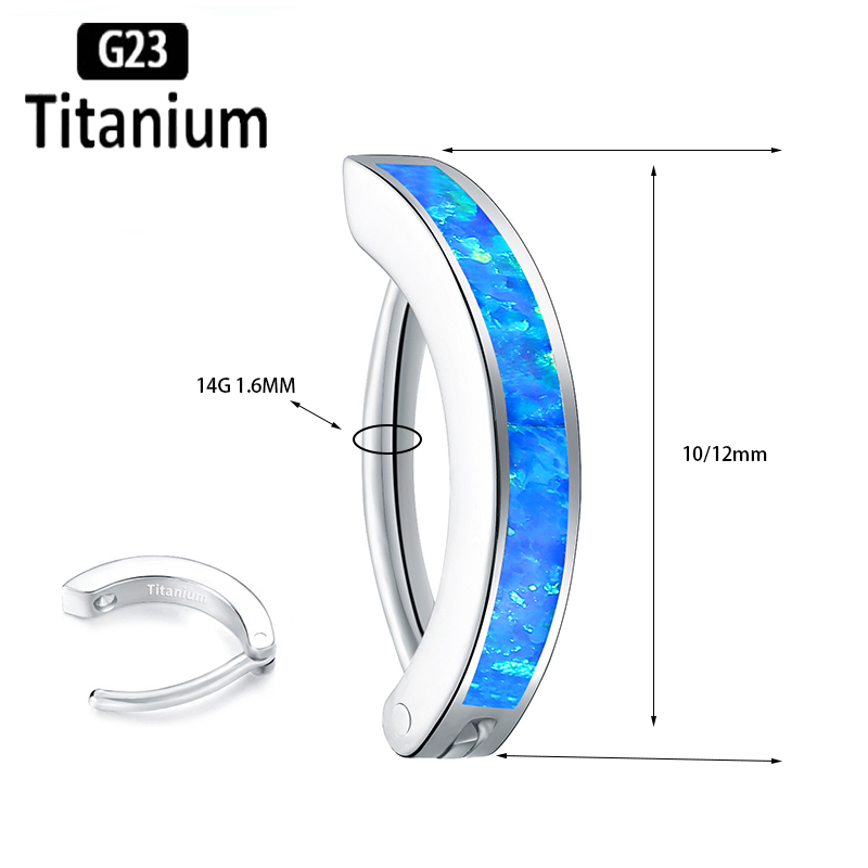 1PC 14G インプラントグレードG23チタン製へそピアス - Body Jewelry Implant Grade のレビューと価格