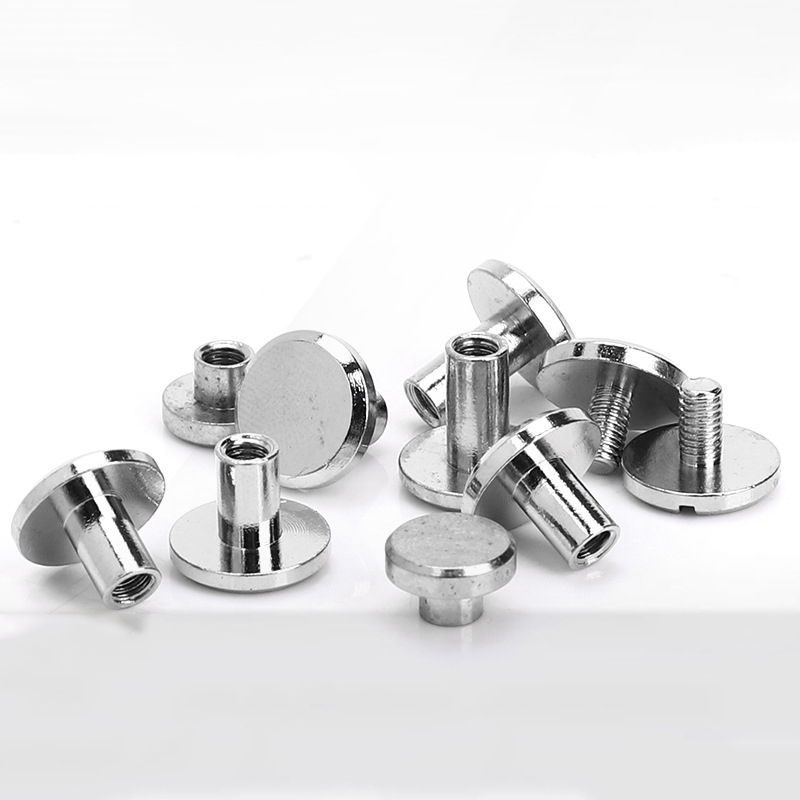 ニッケルメッキの真ちゅう製バインディングリベット,フォトアル - Body Jewelry Chicago のレビューと価格