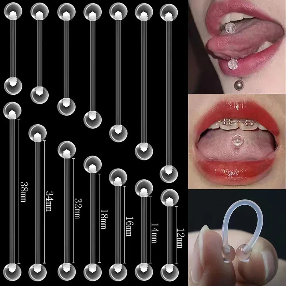 アクリルバーベルタングリング,工業用ピアスジュエリー,マルチ - Body Jewelry Nipple Rings のレビューと価格