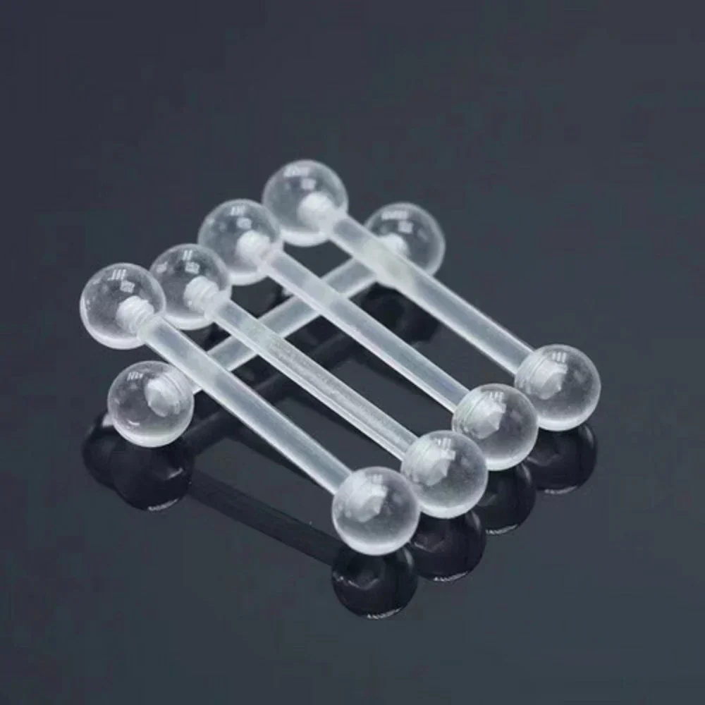 アクリルバーベルタングリング,工業用ピアスジュエリー,マルチ - Body Jewelry Nipple Rings のレビューと価格