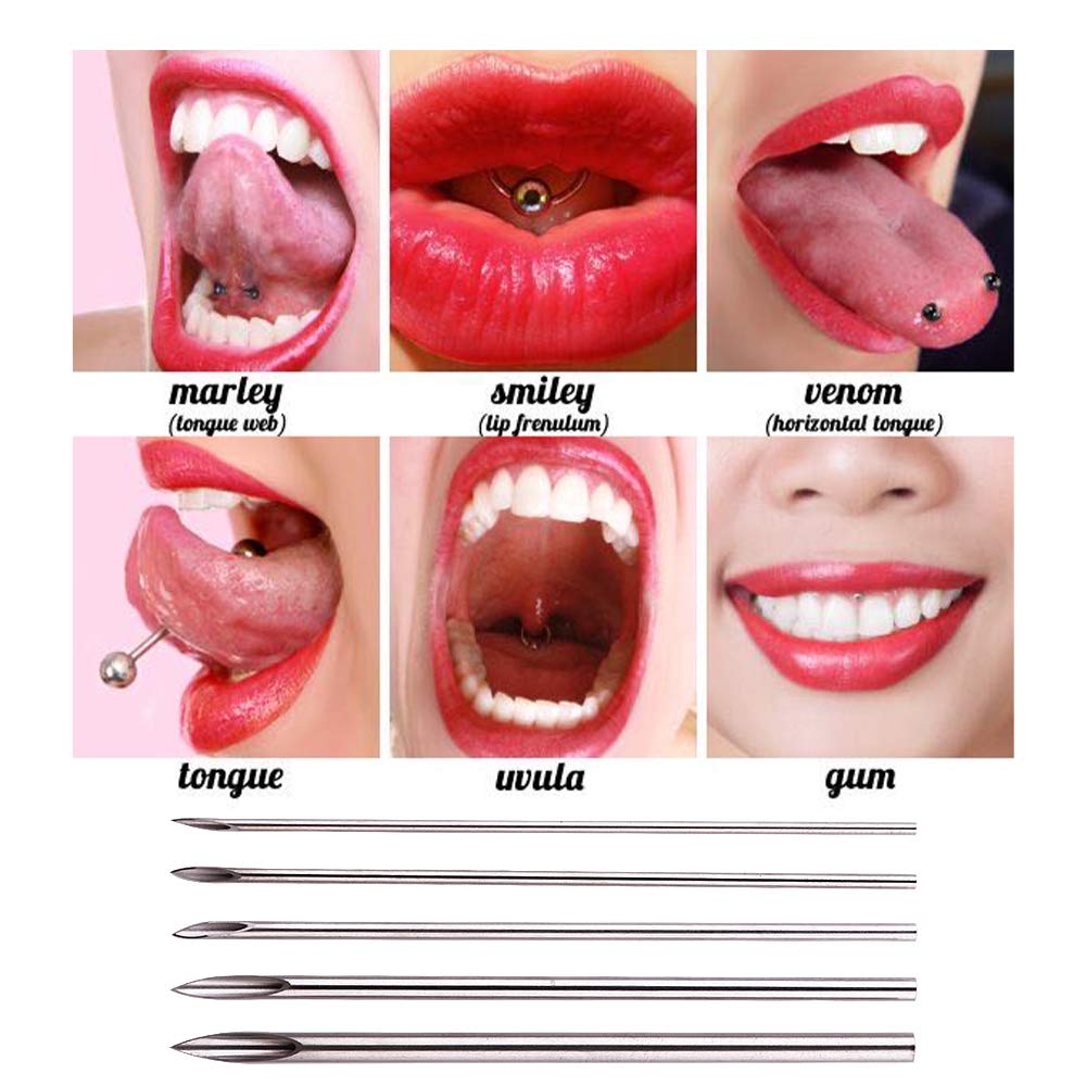 100本入り 6G-20G ゲージ 滅菌済み使い捨てボディピ - Body Jewelry Septum のレビューと価格