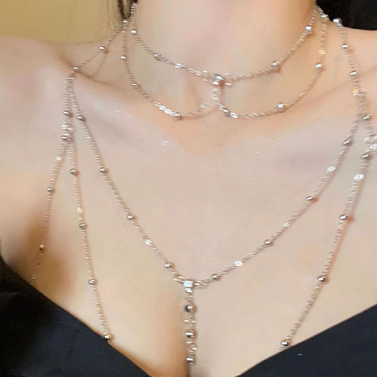 チェストチェーンジュエリー、純粋な官能的なスタイル、ハイエン - Body Jewelry High End のレビューと価格