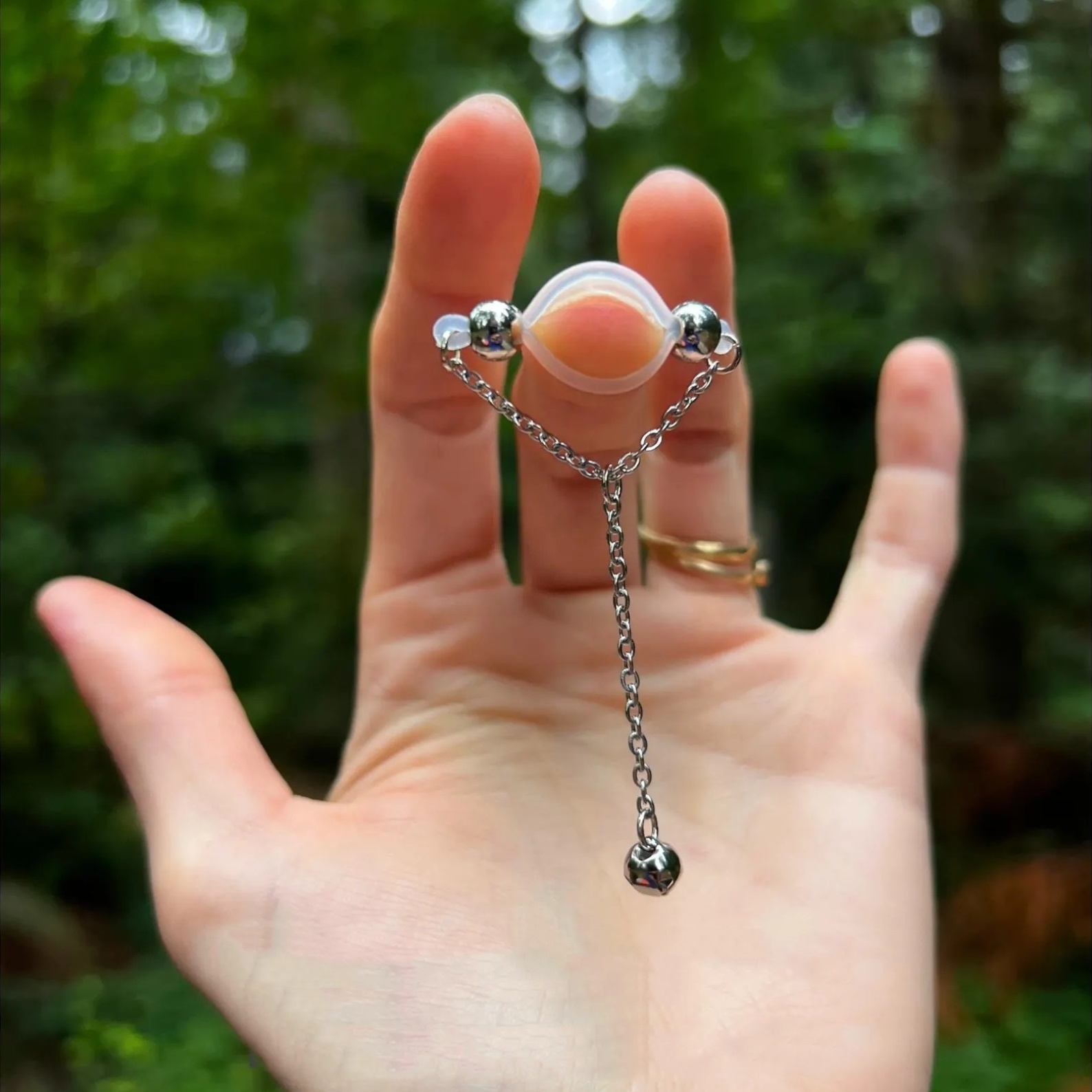 調節可能なフェイクニップルリング 1 組 - 輝くアクセント - Body Jewelry Nipple Rings のレビューと価格