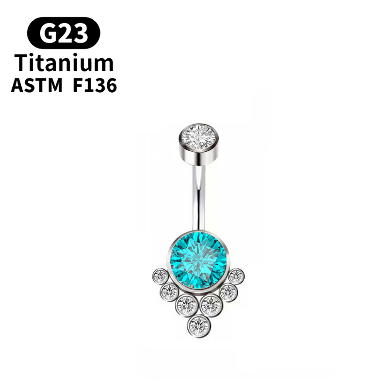 G23 チタンピアスチタングレードインプラントジルコニアピア - Body Jewelry Implant Grade のレビューと価格