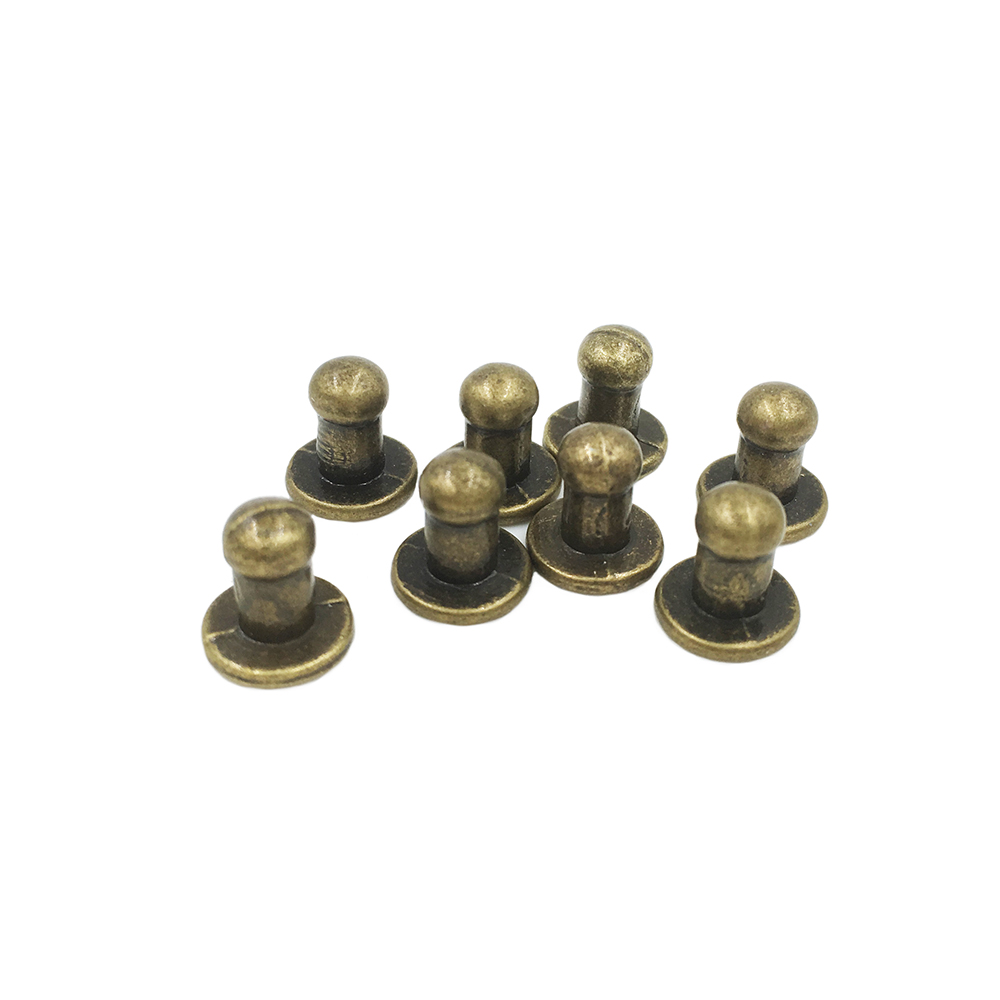 500セット-ブロンズ亜鉛合金ラウンドヘッド,5mm,クラフ - Body Jewelry Chicago のレビューと価格