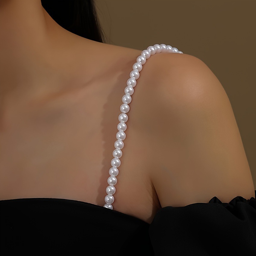 女性用のエレガントなヴィンテージ風イミテーションパールショル - Body Jewelry Dress のレビューと価格