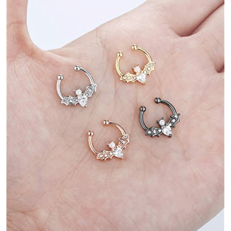 EVISPOL かわいいハロウィンバットフェイクセプタムリン - Body Jewelry Septum のレビューと価格