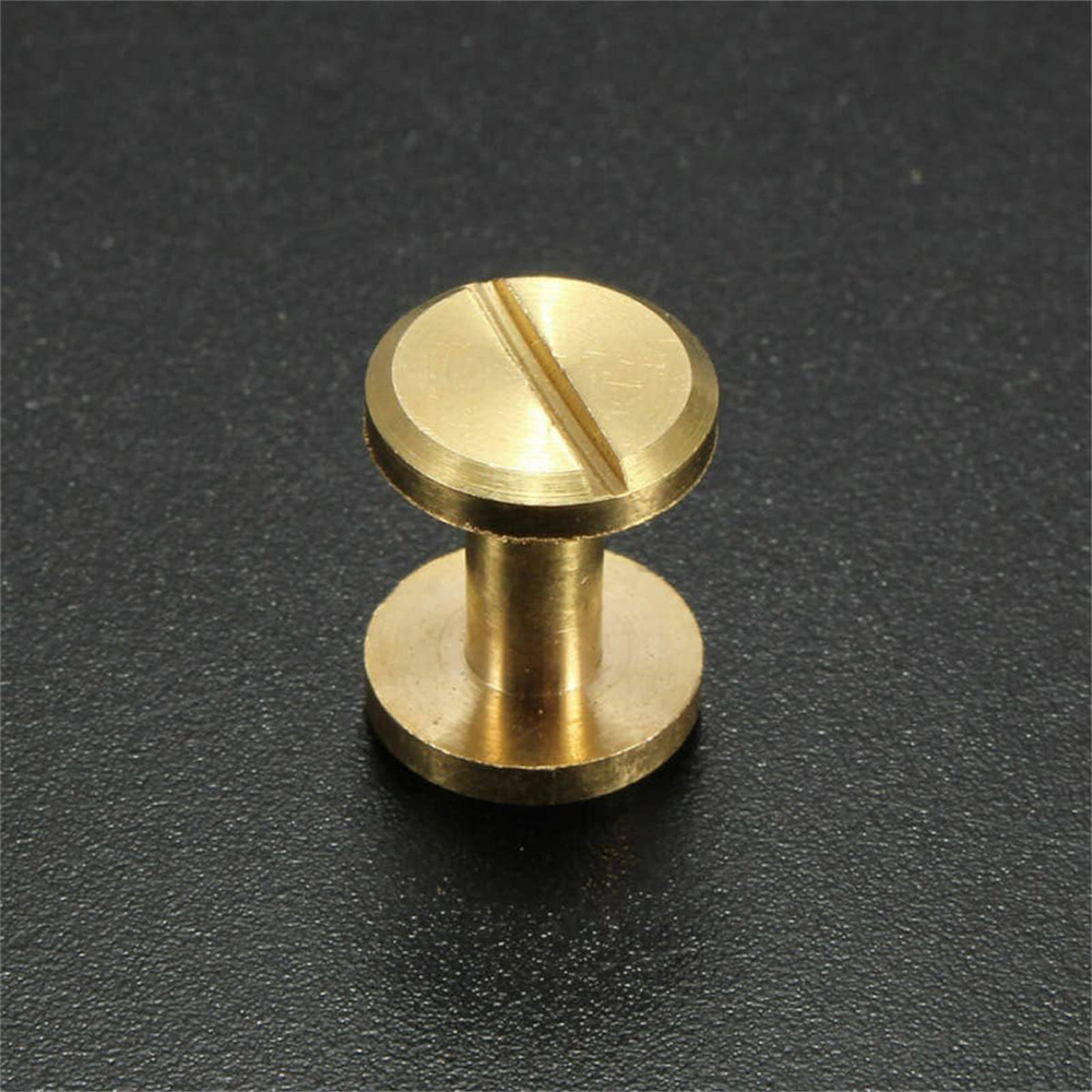Nindejin-DIYベルト用真ちゅう製チカゴネジ、革リベ - Body Jewelry Chicago のレビューと価格