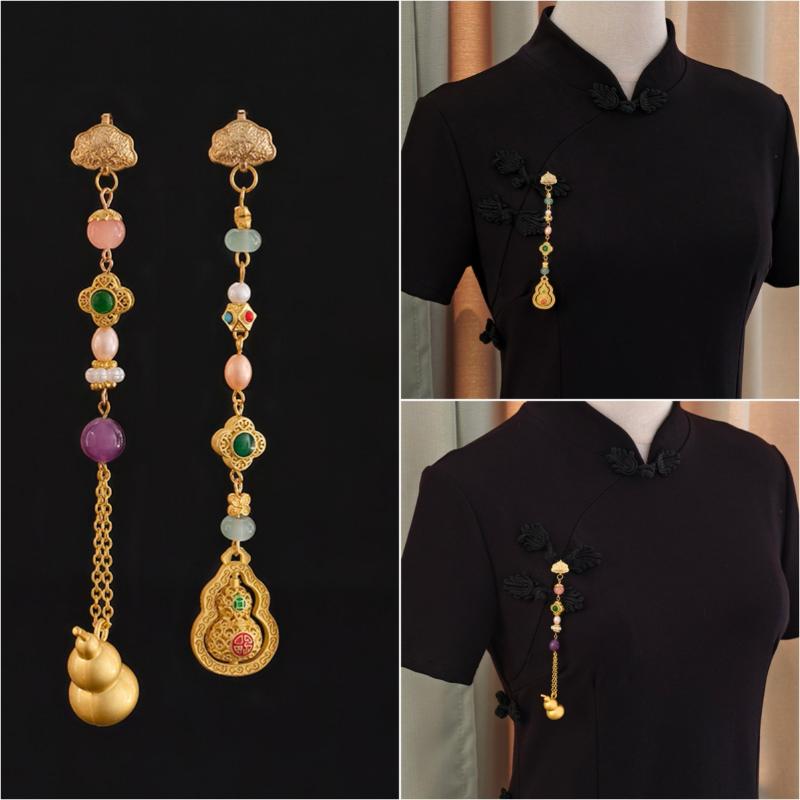 古代スタイルの腰飾り翡翠装飾品、中国漢服チャイナドレス用吊り - Body Jewelry Dress のレビューと価格