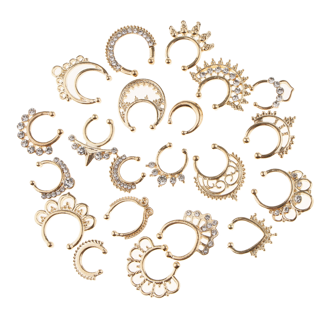 フェイクセプタム,フェイクノーズクリップ,ジュエリー,フェイ - Body Jewelry Hot のレビューと価格