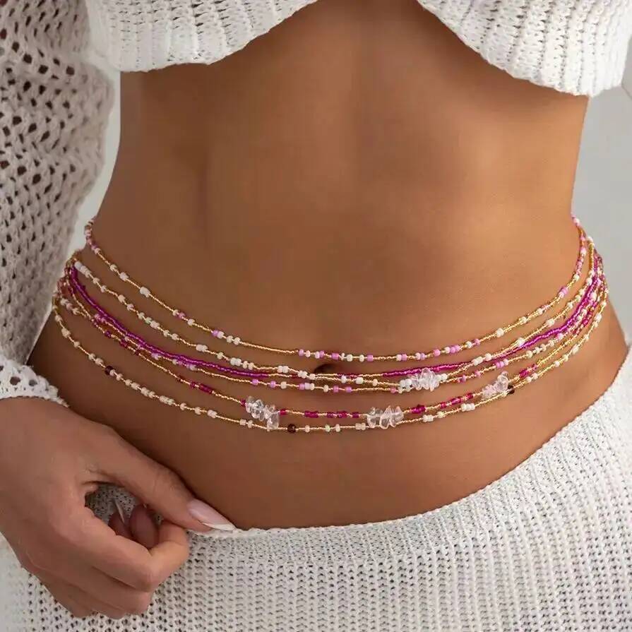 SHIXIN 6個セット ボヘミアン カラフル ライスビーズ - Body Jewelry Online のレビューと価格